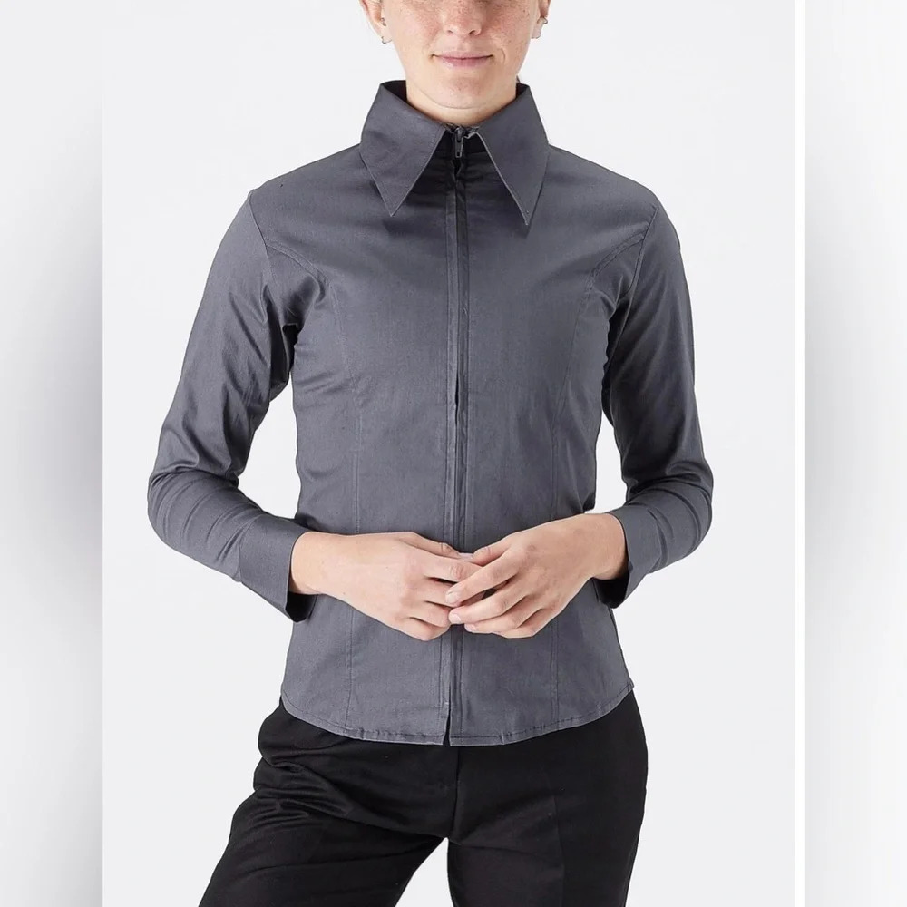 Royal Highness Equestrian Zip front show shirt